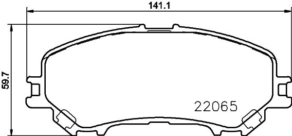 MINTEX Комплект тормозных колодок, дисковый тормоз MDB3717