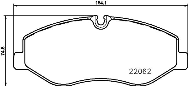 MINTEX Piduriklotsi komplekt,ketaspidur MDB3738