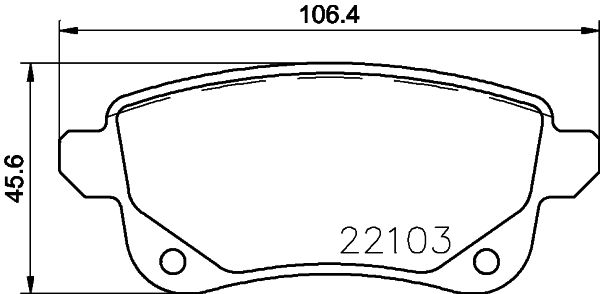 MINTEX Piduriklotsi komplekt,ketaspidur MDB3765