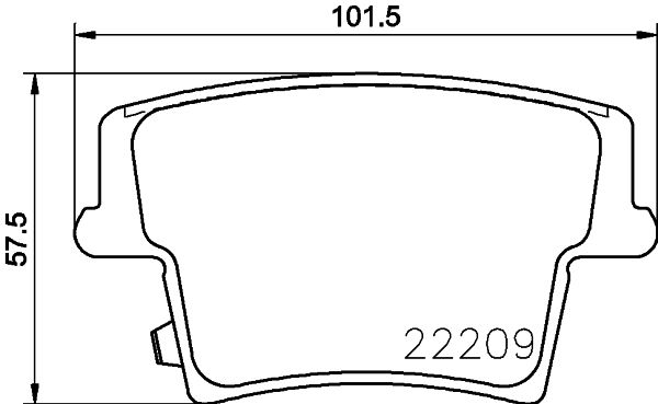 MINTEX Piduriklotsi komplekt,ketaspidur MDB3780