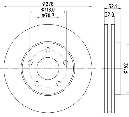 MINTEX Тормозной диск MDC1071