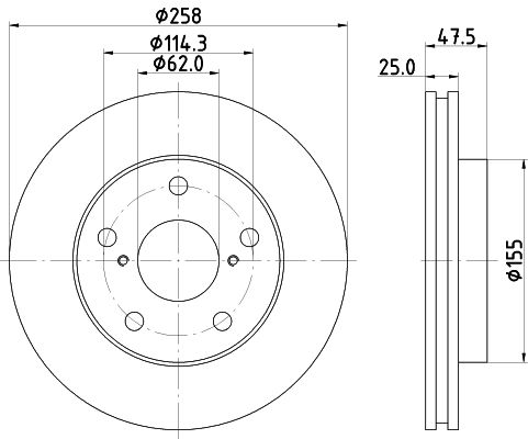 MINTEX Piduriketas MDC1172