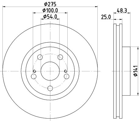 MINTEX Piduriketas MDC1189