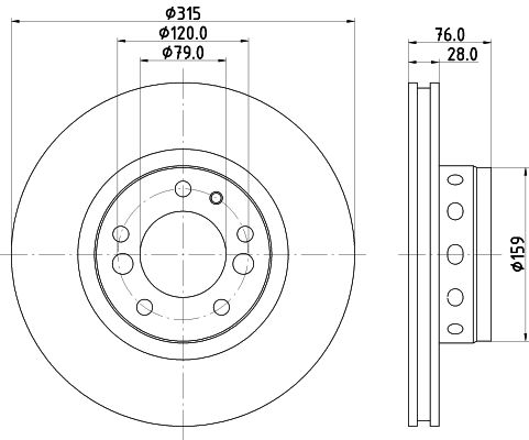 MINTEX Тормозной диск MDC1212