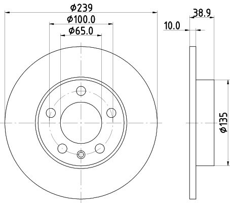 MINTEX Тормозной диск MDC1282