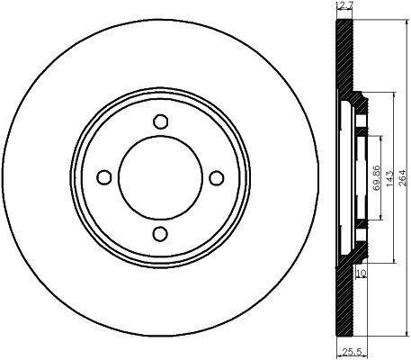 MINTEX Piduriketas MDC130