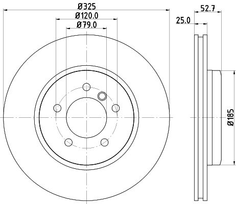 MINTEX Тормозной диск MDC1403