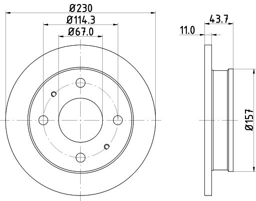 MINTEX Piduriketas MDC1460