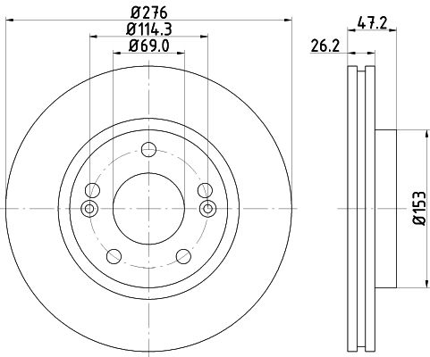 MINTEX Piduriketas MDC1485