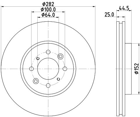 MINTEX Тормозной диск MDC1501