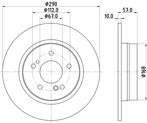 MINTEX Тормозной диск MDC1526