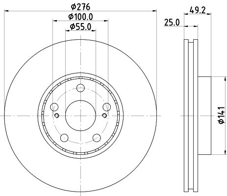 MINTEX Piduriketas MDC1684