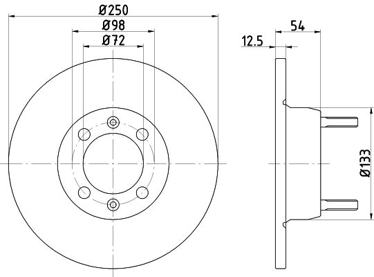 MINTEX Piduriketas MDC184