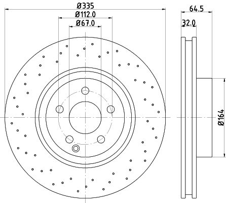 MINTEX Тормозной диск MDC1862