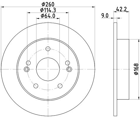 MINTEX Piduriketas MDC1863