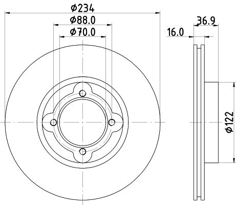 MINTEX Piduriketas MDC1974