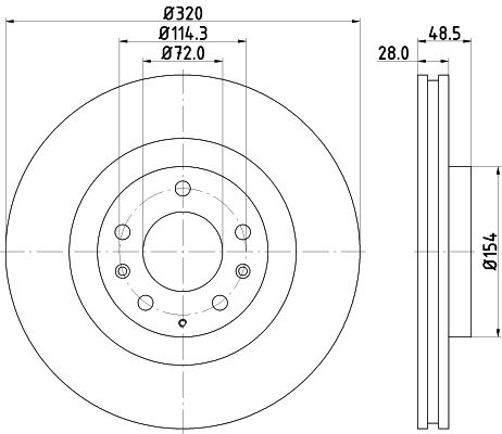 MINTEX Тормозной диск MDC2359