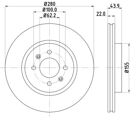 MINTEX Piduriketas MDC2362