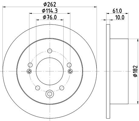 MINTEX Тормозной диск MDC2373