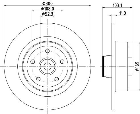 MINTEX Piduriketas MDC2375