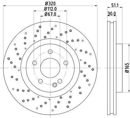 MINTEX Тормозной диск MDC2569