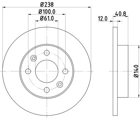 MINTEX Piduriketas MDC297