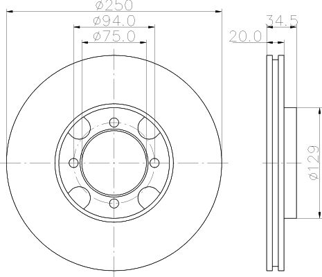 MINTEX Piduriketas MDC580