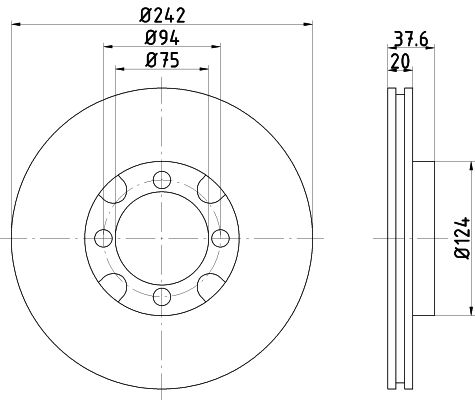 MINTEX Piduriketas MDC665