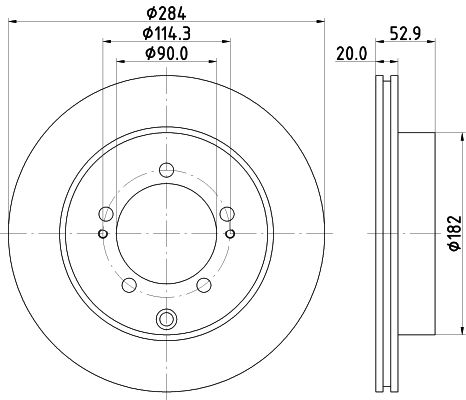 MINTEX Piduriketas MDC958