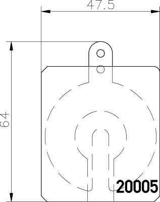 MINTEX Комплект тормозных колодок, дисковый тормоз MGB704