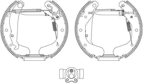 MINTEX Piduriklotside komplekt MSP005