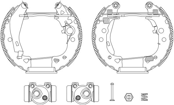 MINTEX Piduriklotside komplekt MSP006