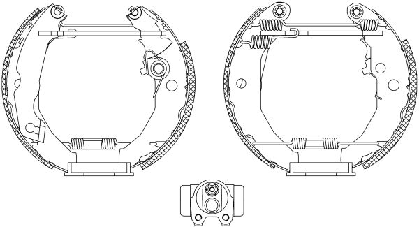 MINTEX Piduriklotside komplekt MSP025