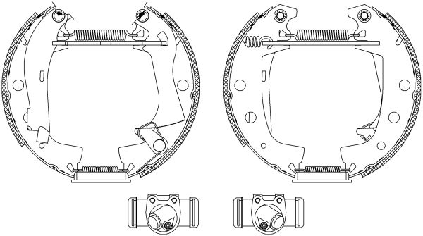 MINTEX Piduriklotside komplekt MSP040