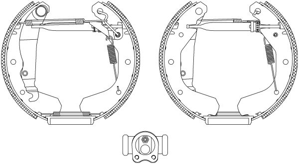 MINTEX Piduriklotside komplekt MSP052