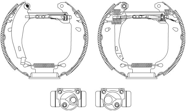 MINTEX Piduriklotside komplekt MSP072