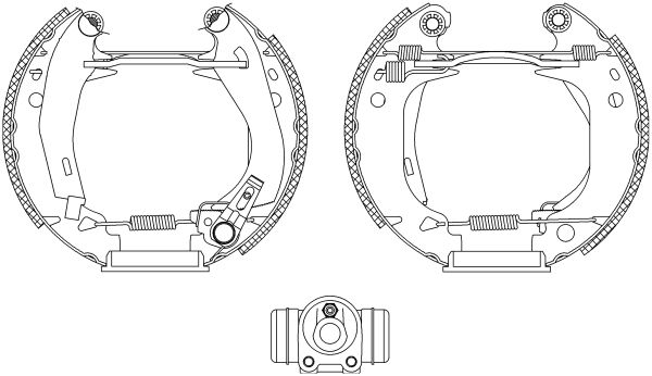 MINTEX Piduriklotside komplekt MSP083