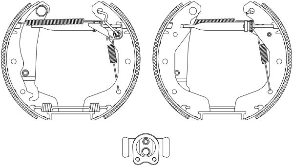 MINTEX Piduriklotside komplekt MSP124