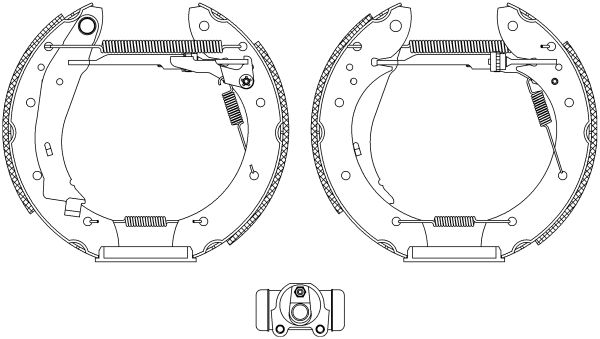 MINTEX Piduriklotside komplekt MSP175