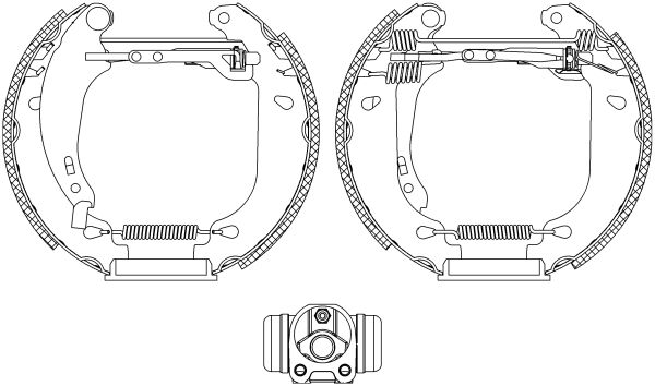 MINTEX Piduriklotside komplekt MSP179