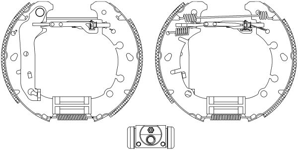 MINTEX Piduriklotside komplekt MSP237