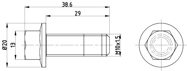 MINTEX Kruvi,piduriketas TPM0017