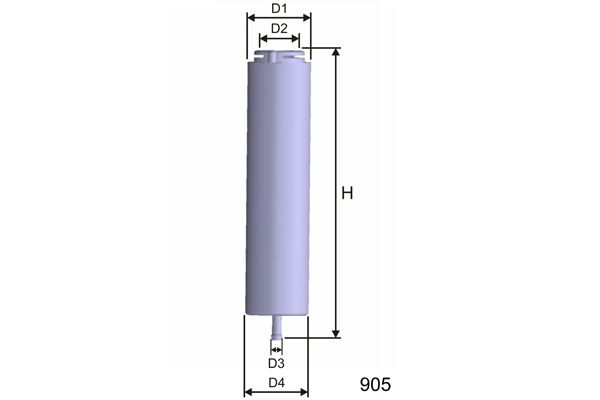 MISFAT Топливный фильтр E101
