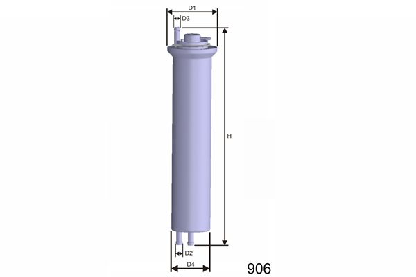 MISFAT Топливный фильтр E102