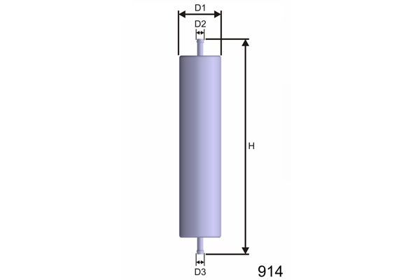 MISFAT Топливный фильтр E508