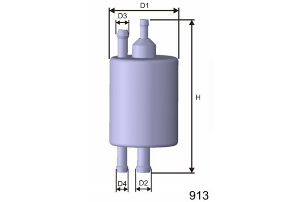 MISFAT Топливный фильтр E841