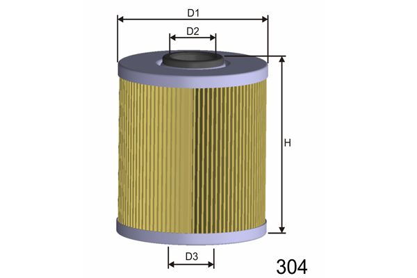 MISFAT Топливный фильтр F105