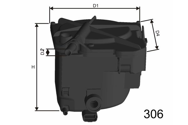 MISFAT Топливный фильтр F110