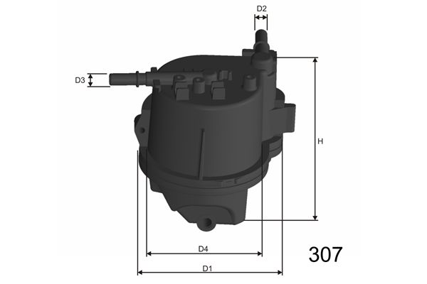 MISFAT Топливный фильтр F112