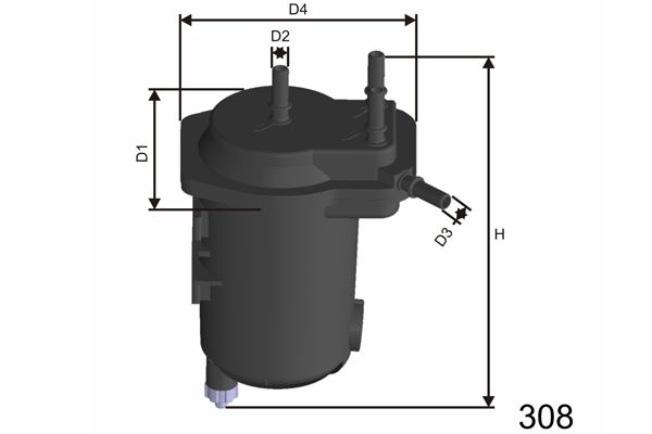 MISFAT Kütusefilter F113